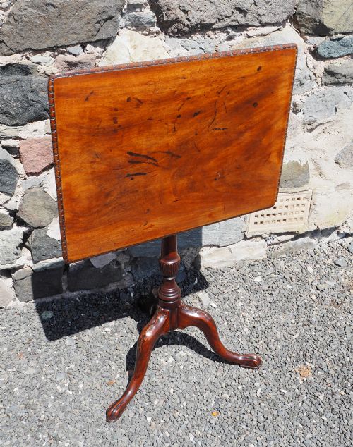 fig 1. George 3rd Carved Mahogany Wine Table