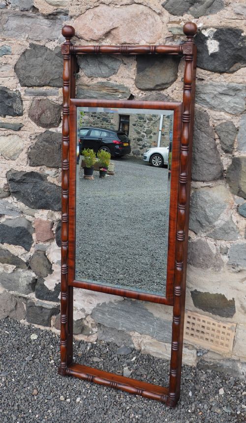 Unusual Georgian Adjustable Wall Mirror