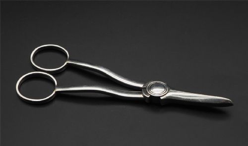 Pair Victorian Silver Grape Scissors