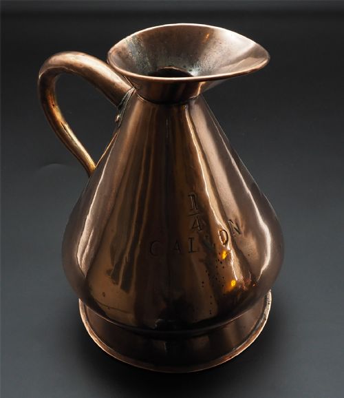 Good Clean 1/4 Gallon Copper Measure