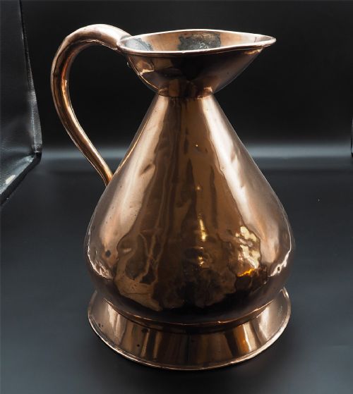 Large Scottish 1 Gallon Copper Measure