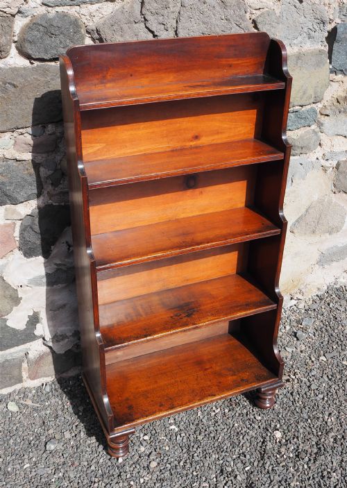 Stunning Georgian Small Waterfall Bookcase