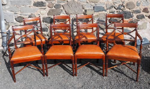 Superb Set of 8 Georgian Dining Chairs