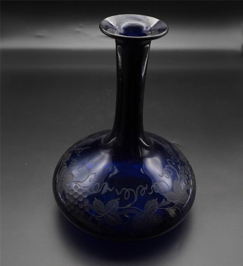 Late Georgian Bristol Blue Decanter