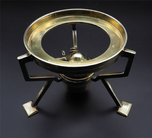 DRESSER STYLE BRASS SPIRIT KETTLE COMPLETE - ADDITIONAL PHOTO 3