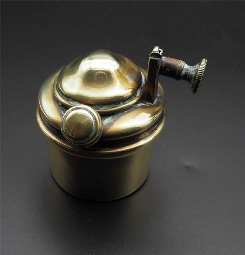 DRESSER STYLE BRASS SPIRIT KETTLE COMPLETE - ADDITIONAL PHOTO 4