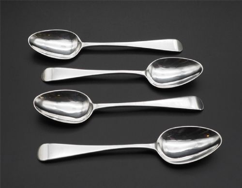 4 William Bateman 1 Silver Teaspoons