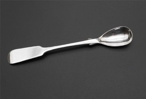Rare Scottish Elgin Silver Mustard Spoon