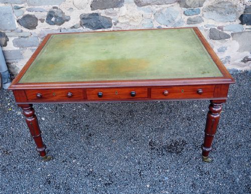 fig 1. Regency Mahogany Partners Writing Table