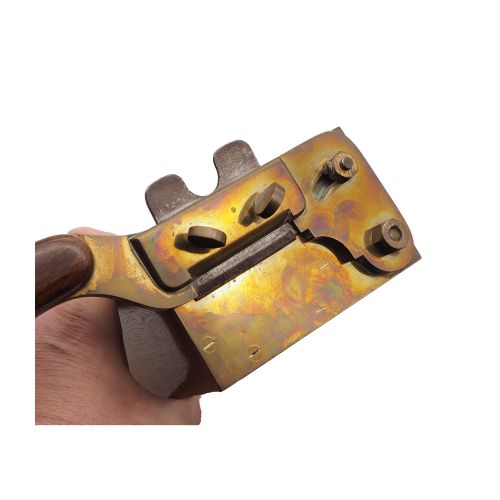 SUPERB EDWARDIAN MECHANICAL TOBACCO CUTTER - ADDITIONAL PHOTO 4