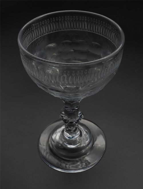 SUPERB REGENCY CUT GLASS CHAMPAIGN GLASS - ADDITIONAL PHOTO 1