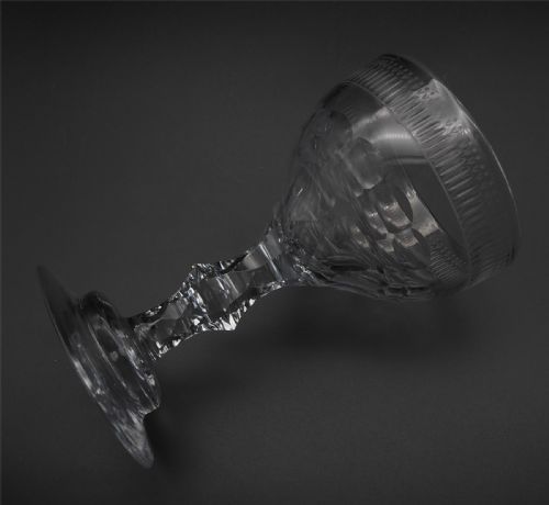 SUPERB REGENCY CUT GLASS CHAMPAIGN GLASS - ADDITIONAL PHOTO 2