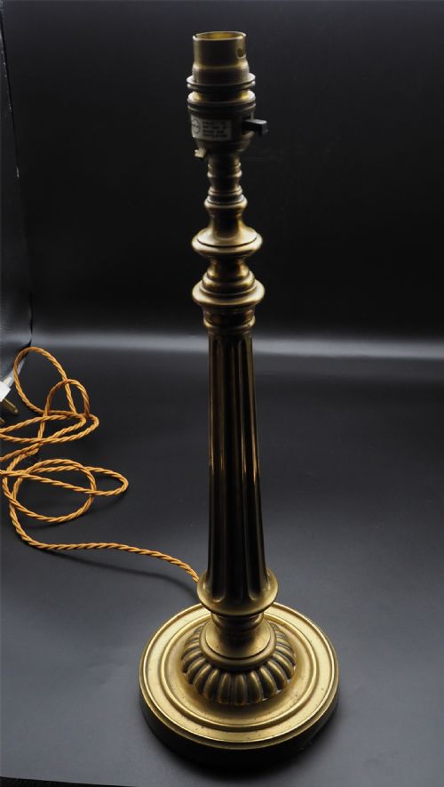 Good Quality Heavy Brass Table Lamp