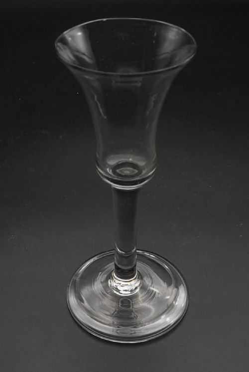 Good 18th Century Folded Foot Glass