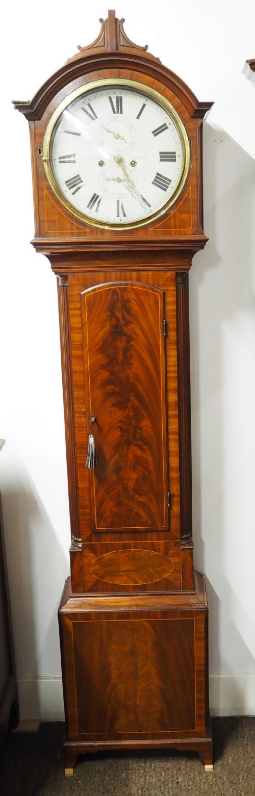 Fine Scottish Mahogany Longcase Clock