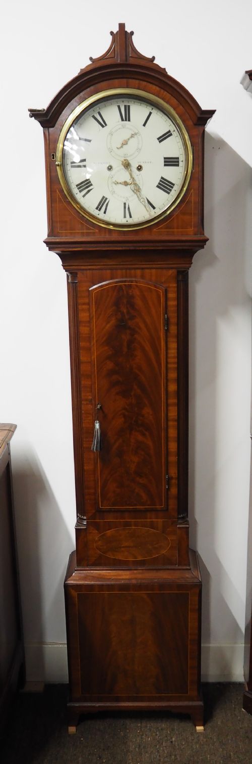 fig 1. Fine Scottish Mahogany Longcase Clock