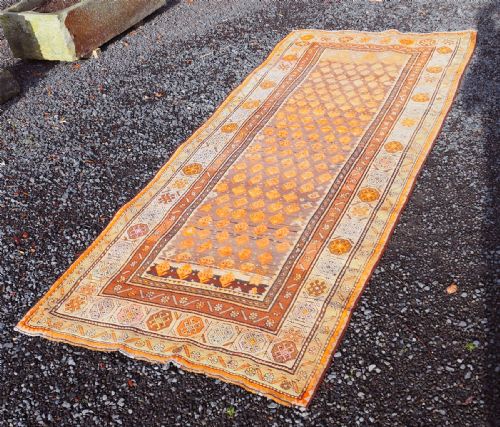 ANTIQUE AFGHAN RUNNER OF MELLOW COLOURS - ADDITIONAL PHOTO 1