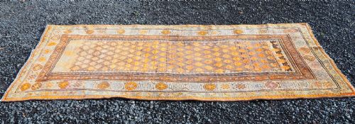 ANTIQUE AFGHAN RUNNER OF MELLOW COLOURS - ADDITIONAL PHOTO 2