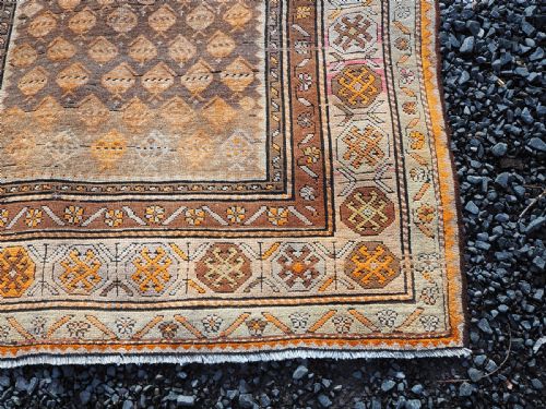 ANTIQUE AFGHAN RUNNER OF MELLOW COLOURS - ADDITIONAL PHOTO 3