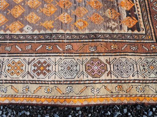 ANTIQUE AFGHAN RUNNER OF MELLOW COLOURS - ADDITIONAL PHOTO 4
