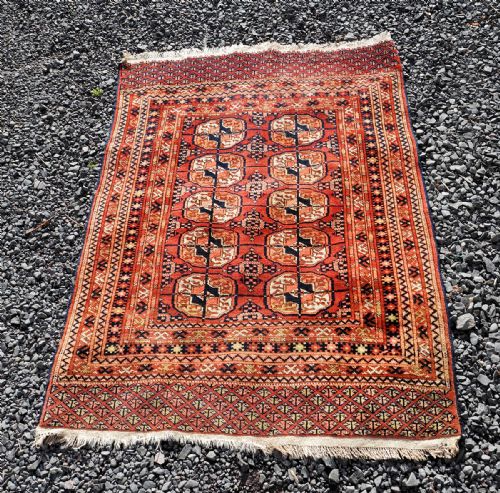 Good Small Antique Tekke Turkoman Rug