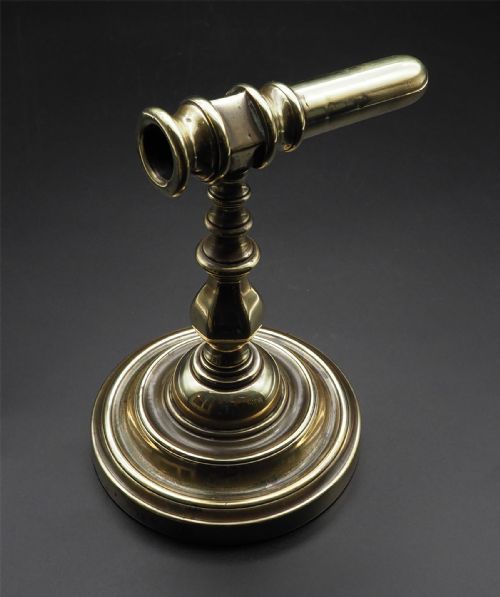 18TH CENTURY GEORGIAN BRASS GOFFERING IRON - ADDITIONAL PHOTO 1