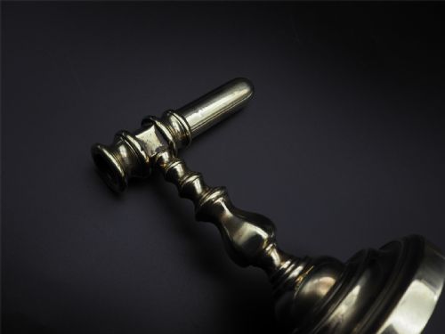 18TH CENTURY GEORGIAN BRASS GOFFERING IRON - ADDITIONAL PHOTO 3