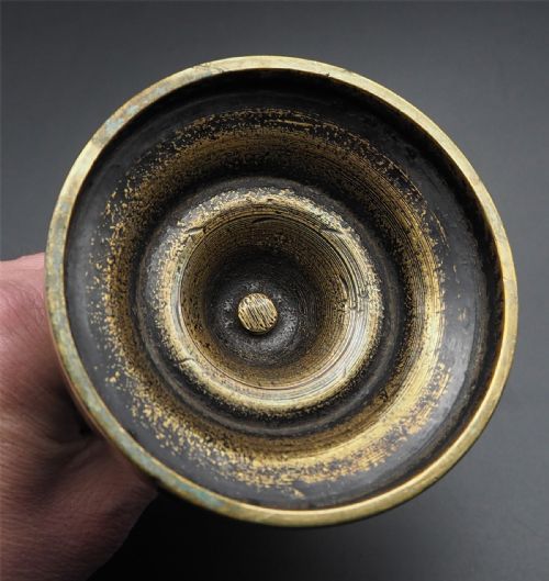 18TH CENTURY GEORGIAN BRASS GOFFERING IRON - ADDITIONAL PHOTO 5