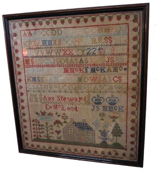 Mid 19th Century Marriage Sampler