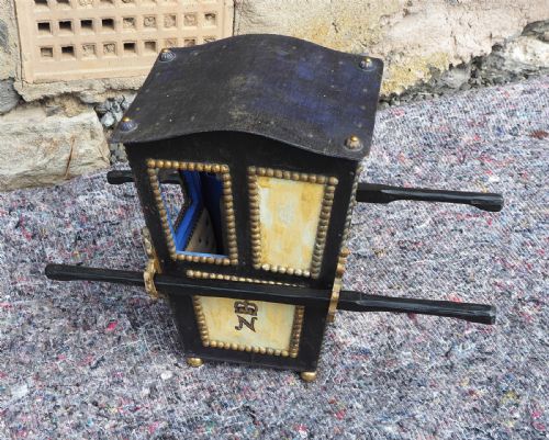 Folk Art Model of Napoleons Sedan Chair