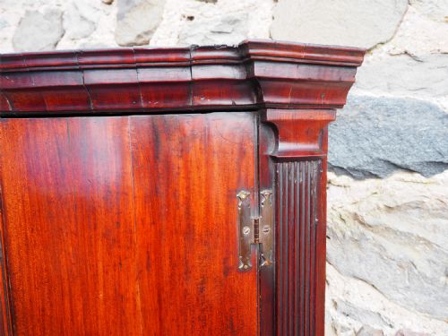 GEORGE 2ND RED WALNUT CORNER CABINET - ADDITIONAL PHOTO 3