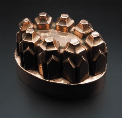 Victorian Copper Castellated Jelly Mould