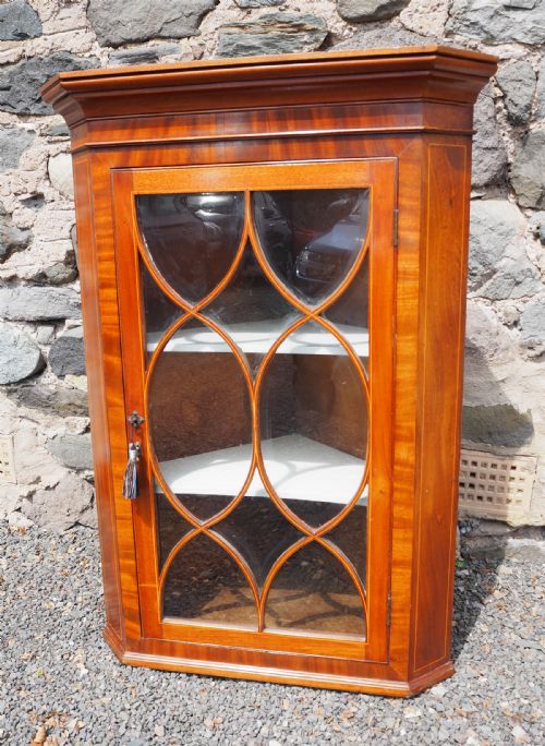 Superior Georgian Scottish Corner Cabinet