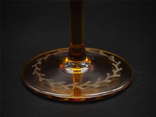 GOOD SET OF 16 VICTORIAN AMBER GLASSES - ADDITIONAL PHOTO 9