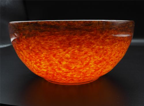 fig 1. Stunning Scottish Monart Orange Bowl