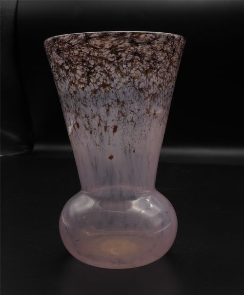 fig 1. Beautiful Monart Vase With Original Label