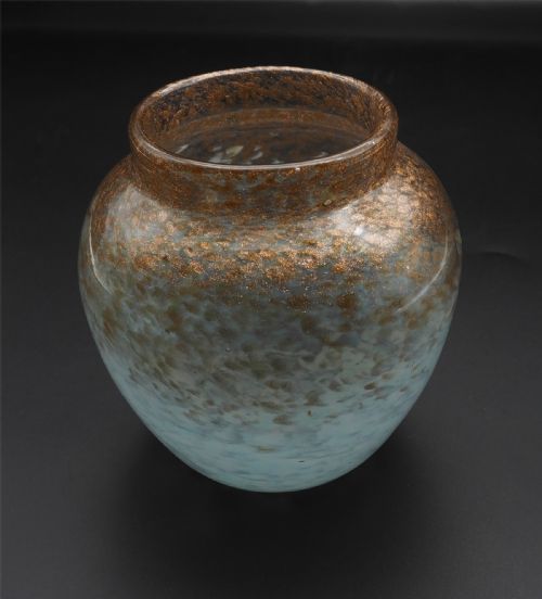 Scottish Monart Vase in Pale Blue