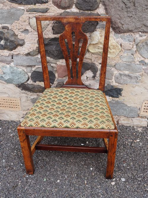 Large 18th Century Burr Elm Hand Chair