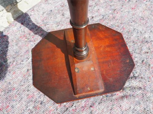 GEORGIAN MAHOGANY TRIPOD WINE TABLE - ADDITIONAL PHOTO 4