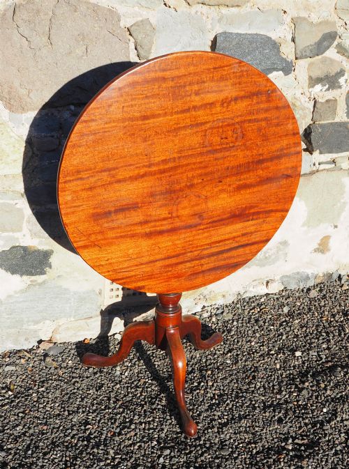 Georgian Tilt Top Mahogany Tripod Table