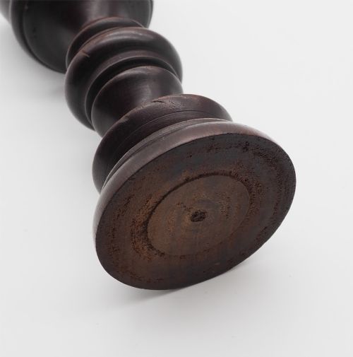 19TH CENTURY TURNED WALNUT GOBLET - ADDITIONAL PHOTO 4