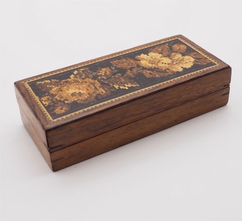 SMALL SIZE TUNBRIDGE WARE ROSEWOOD BOX - ADDITIONAL PHOTO 1