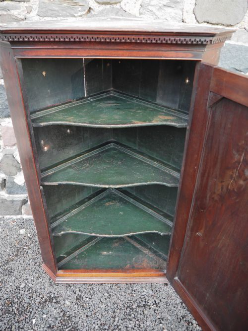 GEORGE 2ND OAK WALNUT CORNER CABINET - ADDITIONAL PHOTO 6
