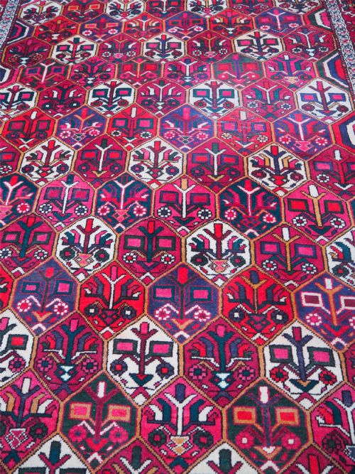LARGE AFGHAN ESARI WOOL CARPET - ADDITIONAL PHOTO 4