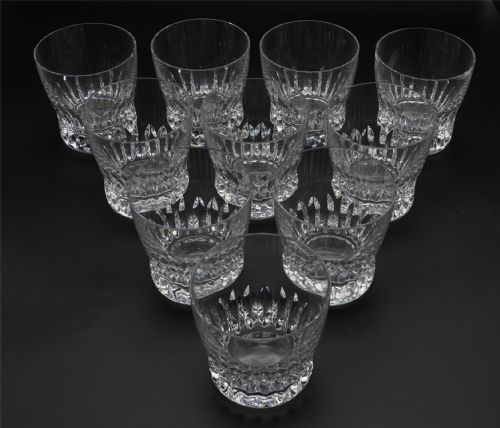 Fine Set of 10 Edwardian Whiskey Tumblers