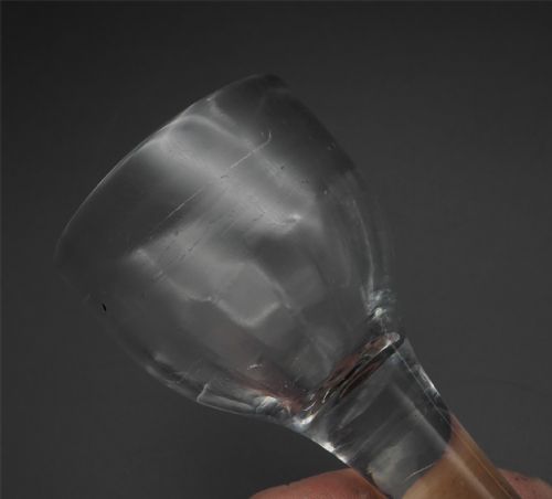 MID 18TH CENTURY CORDIAL WINE GLASS - ADDITIONAL PHOTO 5