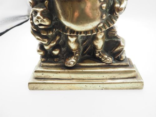 LATE GEORGIAN MR PUNCH BRASS DOORSTOP - ADDITIONAL PHOTO 1