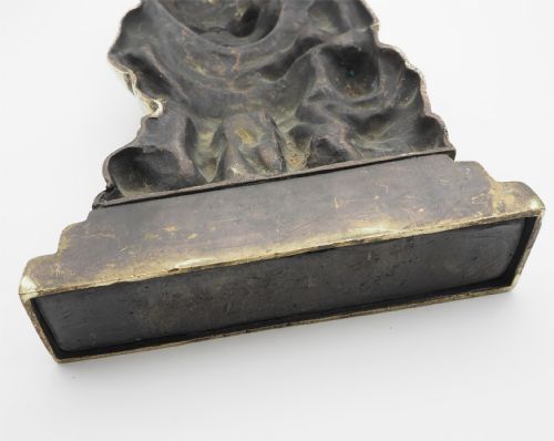 LATE GEORGIAN MR PUNCH BRASS DOORSTOP - ADDITIONAL PHOTO 4
