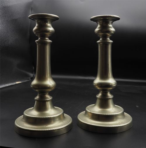 PAIR 18TH CENTURY PAKTONG CANDLESTICKS - ADDITIONAL PHOTO 1