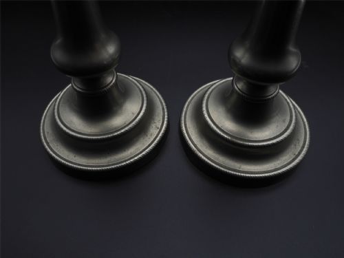 PAIR 18TH CENTURY PAKTONG CANDLESTICKS - ADDITIONAL PHOTO 4